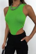 Pencere Detay Yüzücü Bodysuit resmi